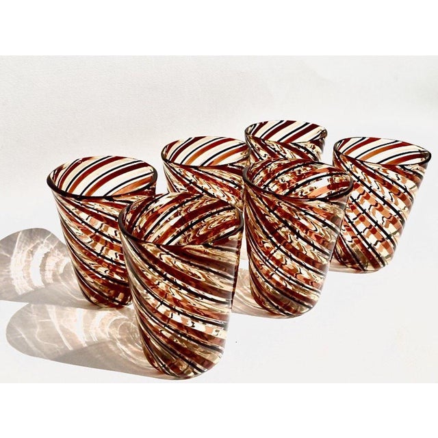 Italian Murano Tequila Glasses by Maestro Ballarin for Ribes Studio, 2004, Set of 6 For Sale - Image 13 of 18