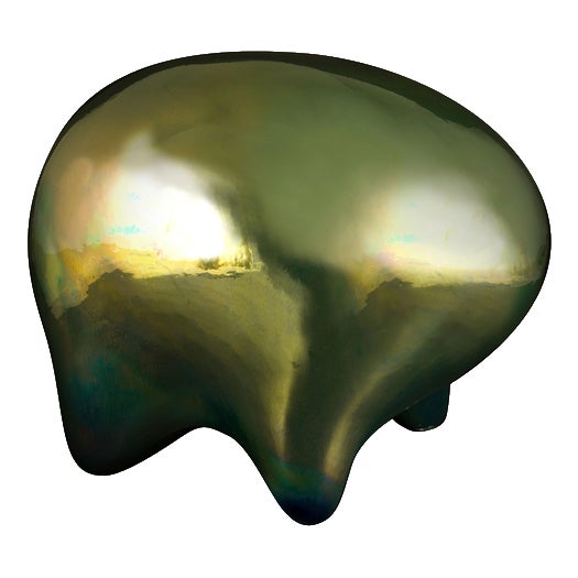 Bear in Green of the Neo Habitat Sculptural Object by Caspi Ceramics Nl For Sale