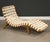 Designed by Michael van Beuren, Klaus Grabe, and Morley Webb, the Alacrán Chaise Lounge is a landmark of Mexican...