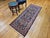 Navy Blue Vintage Kerman Rug, Hand-Knotted Wool, All-Over Floral Garden Pattern, Navy & Ivory, 3x7 For Sale - Image 8 of 16