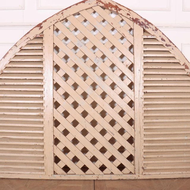 French Arched Shutters, 1890s, Set of 2 For Sale - Image 13 of 14