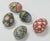Vintage Painted Jim Shore Wood Eggs, Set of 5 For Sale - Image 4 of 7