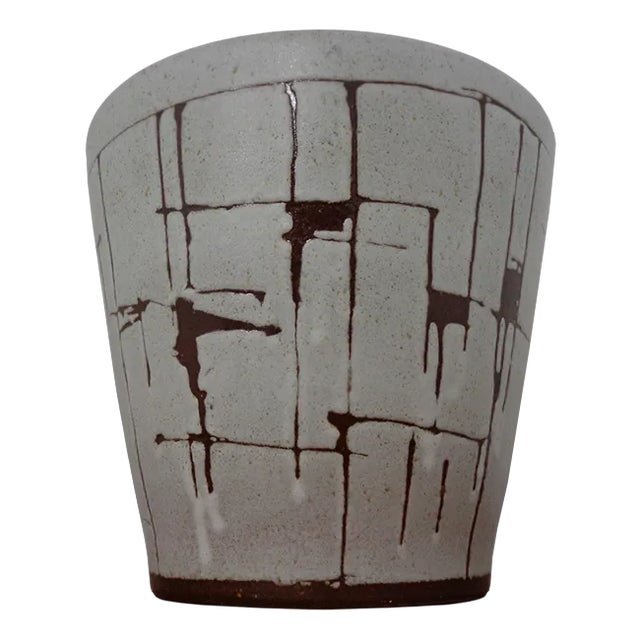 Large Lava Ceramic Cachepot, 1970s For Sale