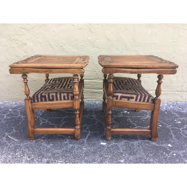 19th Century Convertible Pair of Monk's Chair or End Table, Foldable Armchair For Sale - Image 4 of 18