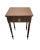 Brown Late 20th Century Mahogany One-Drawer Side Table With Spindle Leg and Brass Handle For Sale - Image 8 of 11