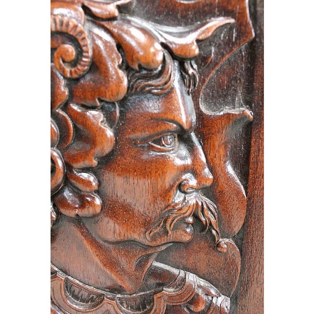 Gothic Style Walnut Cabinet, Late 19th Century For Sale - Image 9 of 18