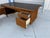 1960s Mid-Century Modern Walnut L-Shaped Executive Desk With Black Laminate Top For Sale - Image 13 of 16