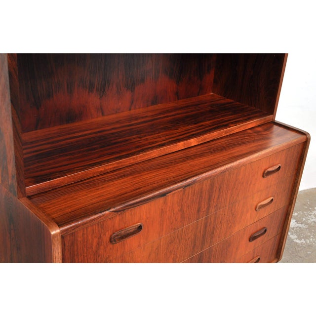 Vintage Danish Rosewood Bookcase, 1960s For Sale - Image 9 of 13