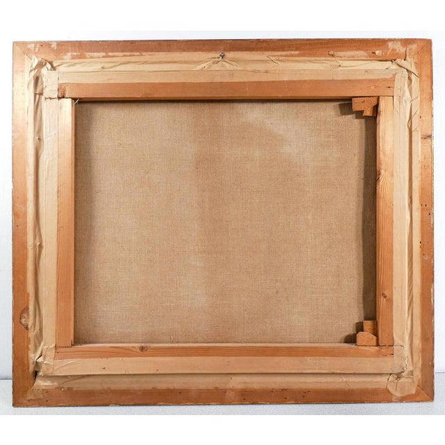 Alfonso Grassi, Elderly Readers, Mid-1900s, Oil Painting on Canvas, Framed For Sale - Image 8 of 16