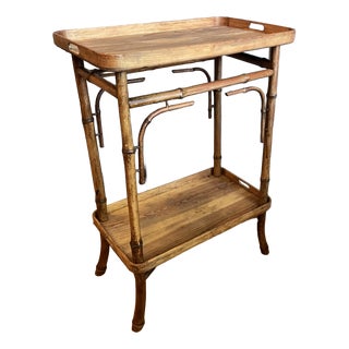 Antique Tea Trolley Table, 1890 For Sale