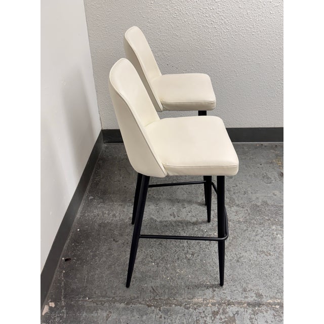 Moe's Home Collection Emelia Contemporary Bar Stools, Pair For Sale - Image 10 of 12