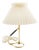 Vintage Model 306 Table Lamp in Brass and Paper by Kaare Klint for Le Klint, Denmark, 1950 For Sale