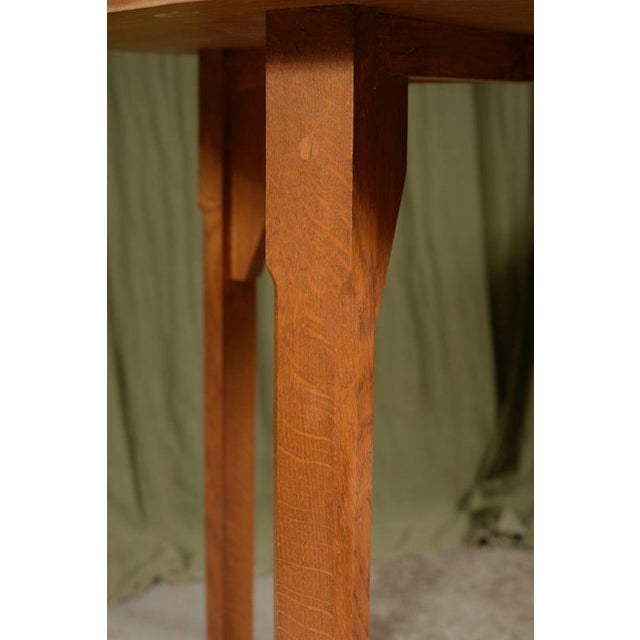 Cotswold School Light Oak Occasional Table, 1920s For Sale - Image 4 of 6