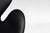 Vintage Swivel Swan Chair in Black Leather by Arne Jacobsen for Fritz Hansen, 1950s For Sale - Image 5 of 7