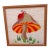 1960’s Mushroom Needlepoint, Framed. For Sale
