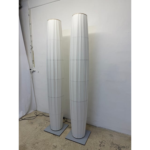 2000 - 2009 Fabrice Berrux Colonne Floor Lamps for 10 Heures 10 - A Pair For Sale - Image 5 of 17