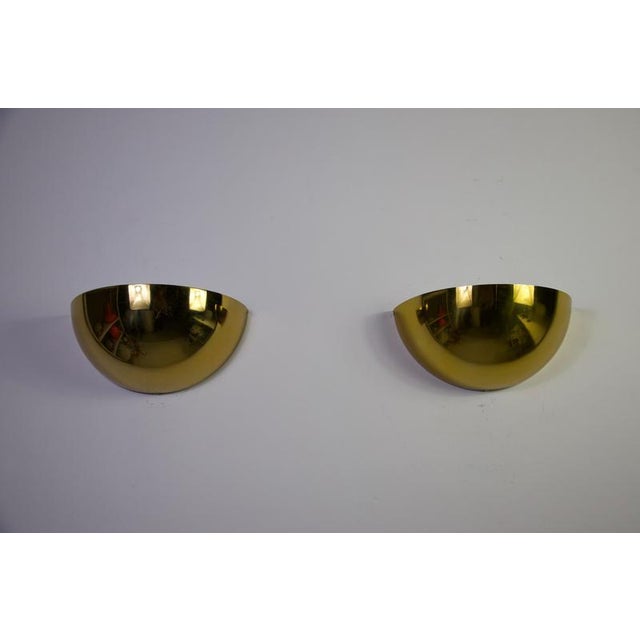 Stilnovo Brass Wall Lamps from Stilnovo, Italy, 1980s, Set of 2 For Sale - Image 4 of 17