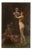 Albert Cresswell, Nymph Adorning a Bust in a Garden, Oil on Canvas For Sale