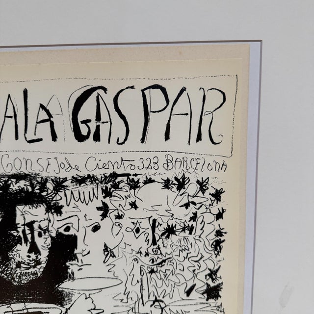 Mid-Century Modern Abril 1961 Pablo Picasso Sala Gaspar Barcelona For Sale - Image 3 of 8