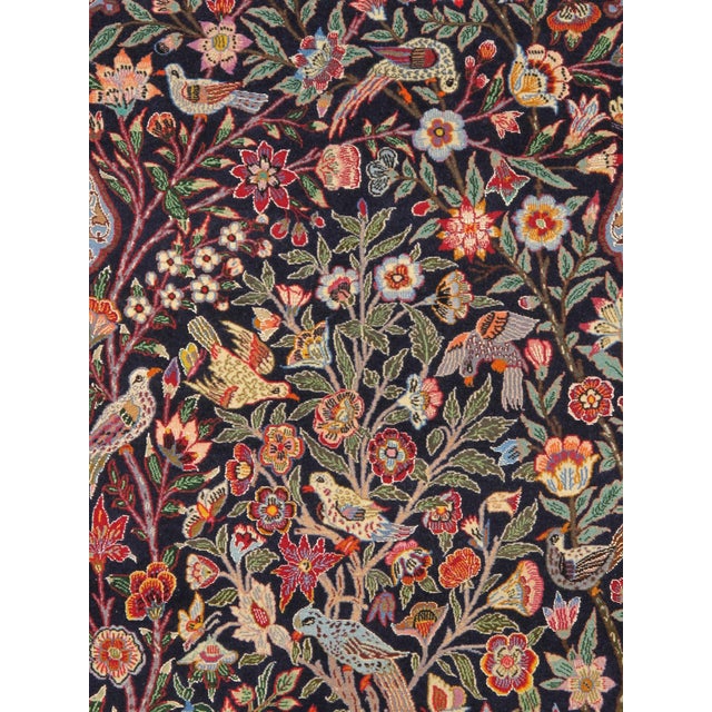 Persian Vintage Hand-Knotted Persian Isfahan Rug 3'6" X 5'7" For Sale - Image 3 of 5