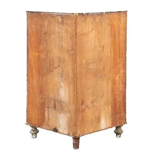 Late 19th Century Antique Europe Provincial Floral Corner Cabinet For Sale - Image 5 of 5