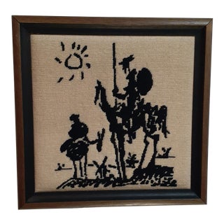 Mid-Century Modern Picasso Textile Wall Art For Sale