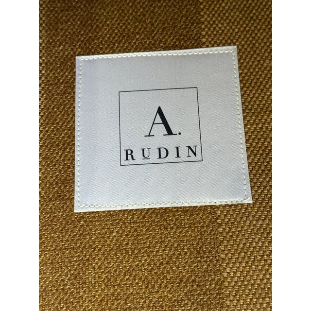 A Rudin Custom Made Upholstered 628 Club Chair For Sale - Image 9 of 10