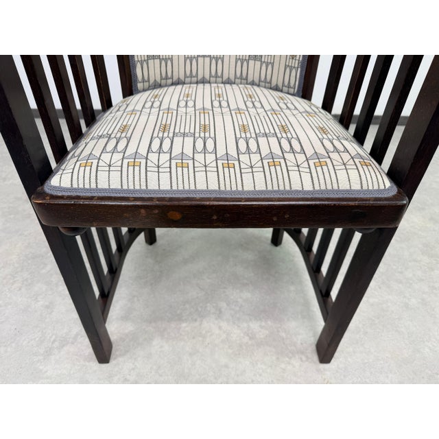 Brown Secession No. 423 Fledermaus Armchair attributed to Josef Hoffmann, 1890s For Sale - Image 8 of 16
