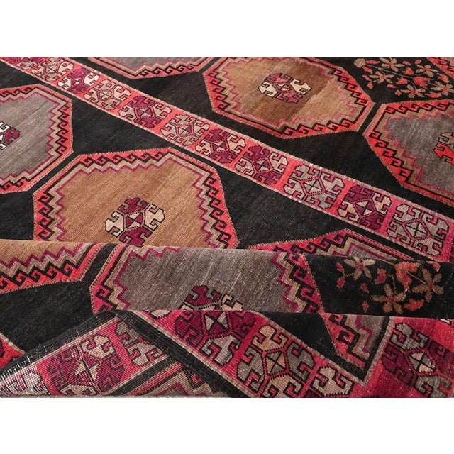 Textile Galerie Shabab Collection Mid-20th Century Turkish Anatolian Room Size Carpet For Sale - Image 7 of 8