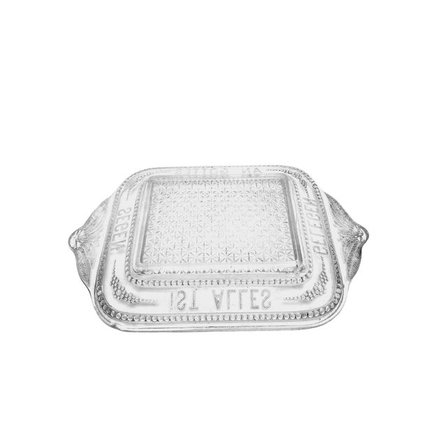 Tray from Ząbkowice Glassworks, Poland, 1900s For Sale - Image 3 of 8