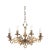 French 19th Century Scrolling Brass Chandelier For Sale - Image 10 of 10