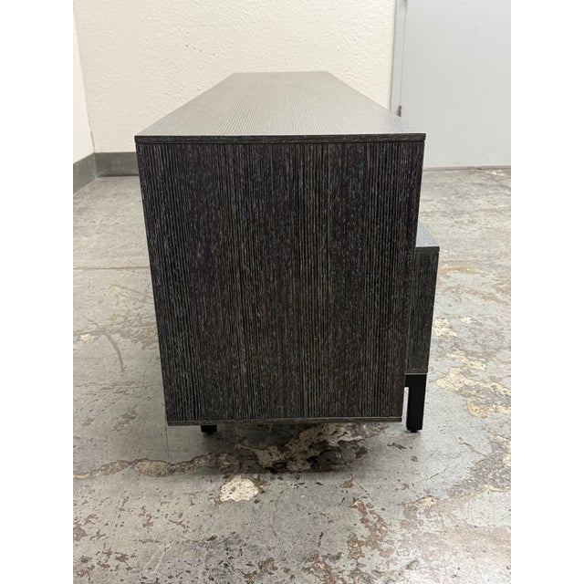 2020s Bdi Cavo Model 8167 Graphite Home Theater Cabinet For Sale - Image 5 of 12