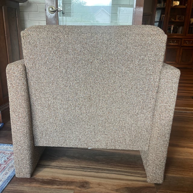 1970s A 1970s Parsons Cube Chair in the Manner of Milo Baughman For Sale - Image 5 of 9