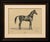 Title: antique arabian horse lithograph “aga” by august jäger, 1846 : an elegant and highly refined antique lithograph...