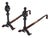 Small Antique Wrought Iron European Andirons For Sale - Image 4 of 5