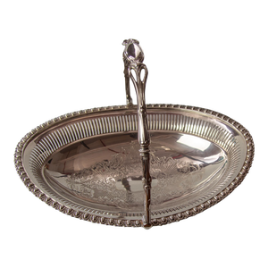 Early 20th Century Roberts & Belk Silverplate Hollowware Basket