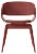 Red 4th Armchair with Soft Red Seat by Almost For Sale