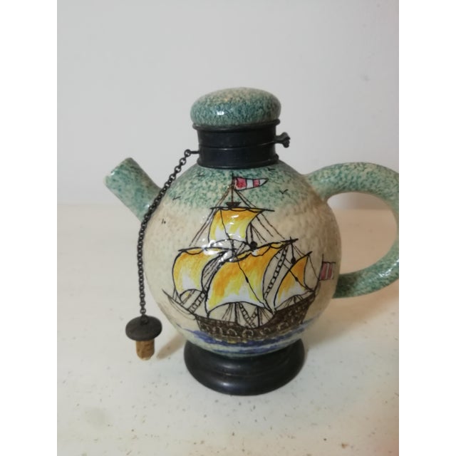 Rosolio Set from Casa Dellarte Albisola Capo, Italy, 1930s, Set of 7 For Sale - Image 12 of 15