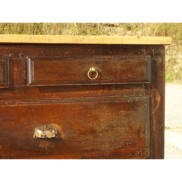 Antique Chest of Drawers in Beech, 1800s For Sale - Image 5 of 18