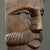 1940s Vintage Hand Carved Mexican Folk Art Mask of a Man With Mustache For Sale - Image 5 of 9