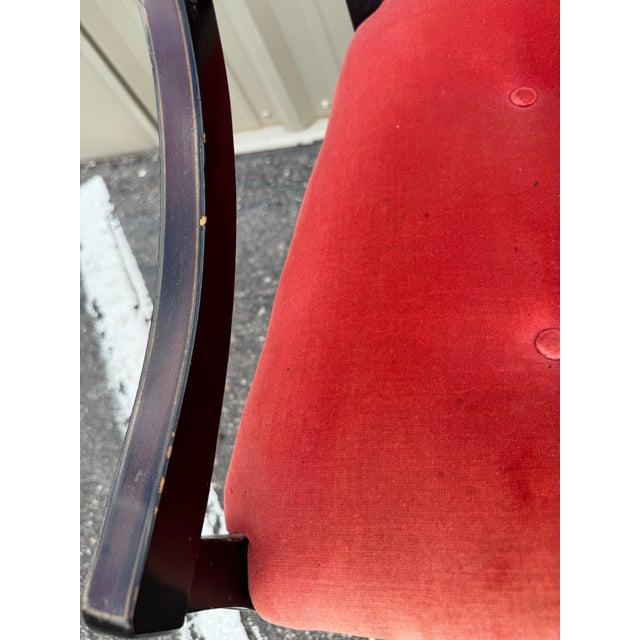 19th-Century American Sheraton-Style Painted Armchair For Sale - Image 10 of 12