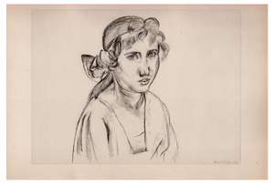 Henri Matisse, Portrait of a Lady, 1920, Paper