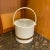 White Vintage Drulane a Towle Co White and Gold Trim Ice Bucket For Sale - Image 8 of 8