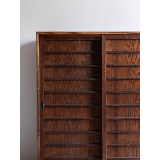 Japanese Antique Cabinet/ Wabisabi / Taishō–Shōwa Period (1910s–1940s) For Sale - Image 10 of 18