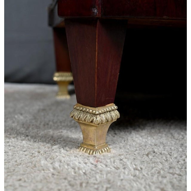 Small Antique Mahogany Display Cabinet, 1890s For Sale - Image 14 of 18