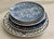 Blue Mid 20th Century Blue and White Plate Collection- Set of Six For Sale - Image 8 of 11