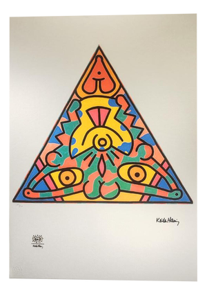 After Keith Haring, Composition, Lithograph, 1990s