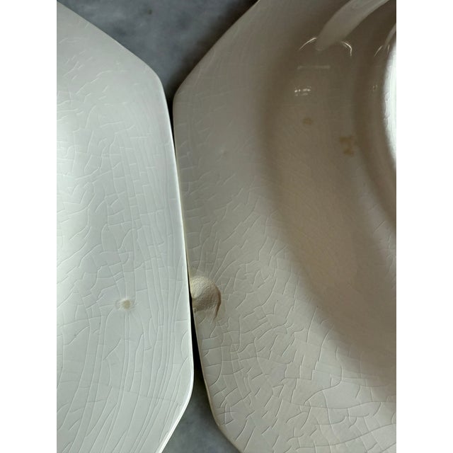 Set of 6 Octagon Daffodil All Yellow Independence Ironstone Dinner Plates by Interspace For Sale - Image 11 of 12