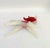 Vintage White and Red Murano Glass Fox Figurine attributed to Murano for Maestri di Murano, 1950s For Sale - Image 9 of 10