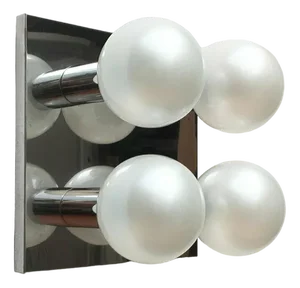 Vintage Space Age Ceiling Lamp by Motoko Ishii for Staff, 1970s